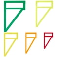thumbnail image 1 of 5Pcs Acrylic Belt Templates Sewing Tools Colorful 180~340x100~230x2.5mm, 1 of 6