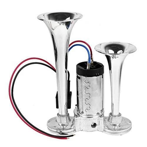 600DB Super Loud Dual Train Horn for Truck: Air Horn for Boat, SUV