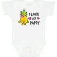 thumbnail image 3 of Inktastic I Love My Pappy with Pineapple Girls Baby Bodysuit, 3 of 5