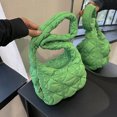 thumbnail image 4 of Bolso de viaje informal para mujer, bolso de viaje plisado con nube acolchada, bolso para axila femenino FLhrweasw Nuevo, 4 of 9