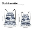 thumbnail image 2 of Gaeub Sea Underwater Turtles Drawstring Backpack Bag Sport Gym Sackpack Heavy Duty String Backpack for Men Women-Small, 2 of 6