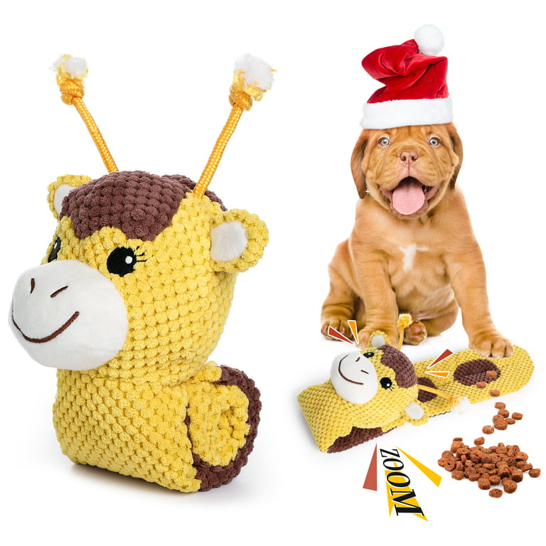 Dog Puzzle Toy, 3 In 1 Interactive Dog Toys With Squeak Function