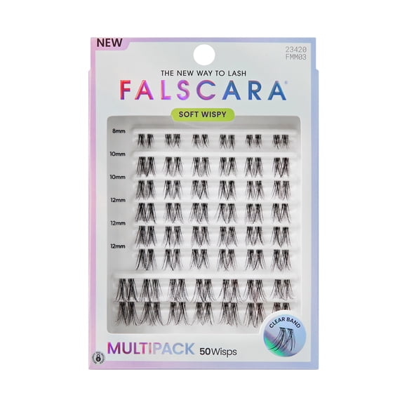 KISS Falscara Mega Multipack 03, Soft Wispy, Lash Cluster