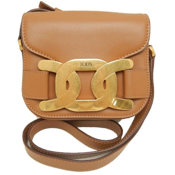 Pre-Owned Tod's TODS Crossbody Bag XBWAOYJ0100ROR Shoulder Leather Brown Women's 253818