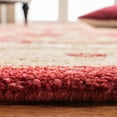 thumbnail image 4 of SAFAVIEH Anatolia Tracy Floral Wool Area Rug, Red/Ivory, 8' x 8' Square, 4 of 10