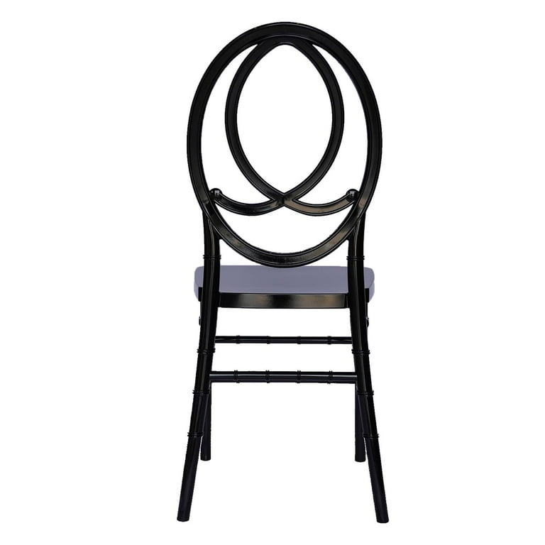 Black acrylic chairs sales