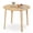 Yellow, variant on Gymax 37.5'' Round Kitchen Table Circle Dining Room Table w/ Rubber Wood Legs Walnut