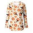 thumbnail image 4 of Camisas Para Mujer de Gran Tamaño Con Cuello en V, Camisetas Con Estampado de Festival, Camisetas de Manga Corta, Blusas Odeerbi ODB132532, 4 of 4