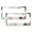Pattern-223, variant on Abstract Tropical Leaves License Plate Frames 2 PCS Banana Jungle Leaf Floral Auto Car Accessories Tag Gift for Dad 2 Hole Stainless Aluminum License Plate Frame