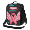 thumbnail image 1 of Fotbe Ribbon With Angel Wings Lonchera Bolsa de Almuerzo para Hombres y Mujeres, Lonchera de Gran Capacidad, Bolsa de Almuerzo Reutilizable, Bolsa Térmica Aislante, 1 of 7