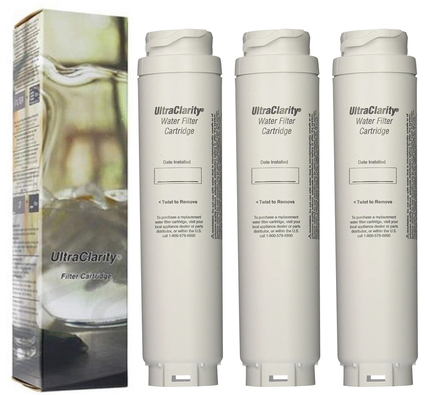 Bosch UltraClarity REPLFLTR10 Refrigerator Water Filter fits Bosc Ultra Clarity 9000194412 Bosch UltraClarity REPLFLTR10 Refrigerator Water Filter fits Bosc Ultra Clarity 9000194412