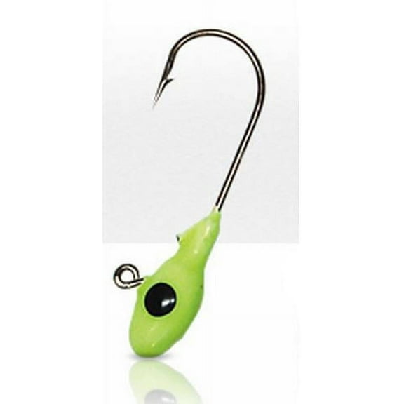 Bobby Garland Mo Glo Jig - 1/16 OZ - 10 Pack - Chartreuse Glo
