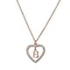 thumbnail image 3 of Collar de Mujer Corazón con Inciales LuckyLy, Modelo Adina rosa UNITALLA, 3 of 7