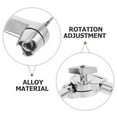 thumbnail image 3 of BRIGHTFUFU 1Set Cowbells Cymbal Clamp Metal Silver Compact Design for Drummers, 3 of 8