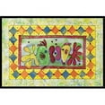 thumbnail image 1 of Carolines Treasures 8074-MAT Tapis Poisson s'Embrassant Poisson Intérieur Ou Extérieur - 18 x 27 Po, 1 of 4