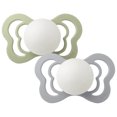 thumbnail image 1 of Baberos para chupetes Couture Sage Glow/Cloud GLOW 6M+ (paquete de 2), 1 of 3