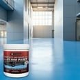 thumbnail image 3 of Professional Floor Coating Kit (1 Gallon, Lake Blue) | Polycuramine Acrylic Epoxy for Concrete | Interior Use on Garages, Basements, Workshops | High Gloss, Durable, 3 of 8