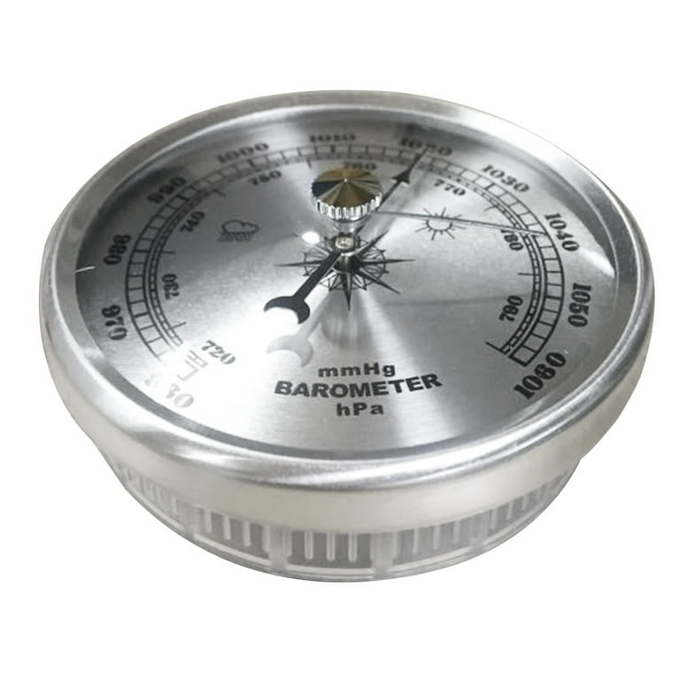 Barometer Pressure Gauge Weather Station Wall Mount Thermometer Hygrometer  Home