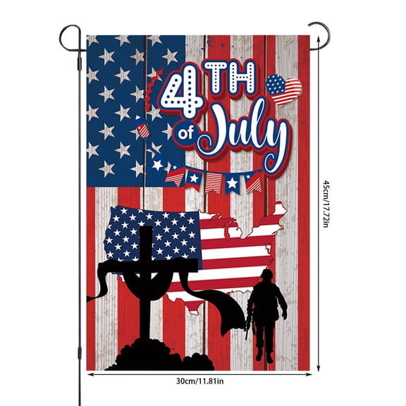 250 Years America Garden Flag,250th Anniversary USA Patriotic 4th of July Banner Garden Flag,1776-2026 Commemorative American House Flag for outside,4th of July Gift,12 x 18 Inch