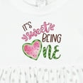 thumbnail image 4 of Inktastic It's Sweet Being One Watermelon First Birthday Girls Baby Dress, 4 of 5