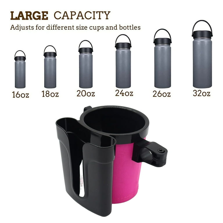 wirlsweal Bike Cup Holder with Phone Holder Bike Cup Holder Bicycle Cup Holder with Phone Mount Universal Non slip Drink Holder for Bikes Scooters