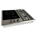 thumbnail image 6 of True Induction TI-1+2B Built-in UL858 Certified, 23-inch 1 Induction + 2 Gas Burner Combination Gas & Induction Cooktop, 6 of 6