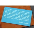thumbnail image 3 of Darling Souvenir Custom Engraved Personalized Metal Wallet Card Mini Love Note Gift For Him, 3 of 4