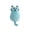 Blue, variant on huayou Yellow Round Belly Cat Plush Accessory, Embroidered Whisker Big Eye Pattern with Built In Squeaky Core, Decoration, for Cat Indoor Molar Self Play