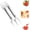 2pcs, variant on 2-in-1 Stainless Steel Fruit Cutter, Upgraded Watermelon Slicer, Summer Watermelon Fruit Cutting Home Kitchen Gadgets, Watermelons Fork Cutter for Home Party Camping Kitchen Gadget (2pcs)