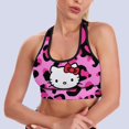 thumbnail image 6 of Hello Kitty Women's Sports Bras Fitness Workout Crop Tank Top Padded Yoga Top, 6 of 7