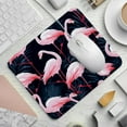 thumbnail image 2 of Flamingo Gaming Mouse Pad Desk Mat, Square 8.3x9.8 Inch Non-Slip Rubber Bottom Printed Design for Office and Gaming, 2 of 6