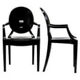 thumbnail image 1 of Hawthorne Collection Dining Arm Chair in Black (Set of 2), 1 of 4