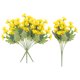 thumbnail image 1 of 4 racimos de margaritas artificiales, ramo de margaritas realista, flor de margarita para boda, 1 of 1