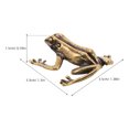 thumbnail image 2 of unbranded 2Ud De Para Pájaros Con Rana De Latón Macizo Para Jardín Exterior Decorativo, 2 of 8