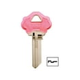thumbnail image 2 of Hy-Ko Key Blank Cylinder Fits Weslock Single Sided Asst Colors Nkl Platd Brs Bagged Pack of 5, 2 of 2