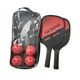 thumbnail image 3 of Raquetas de Pickleball perfecl 2 Raquetas 4 Pickleballs Bolsa Rojo, 3 of 8