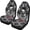 Skull Floral, variant on Psesaysky Eagle Rose Front Seat Covers 2 Pcs Set 250 Years of Freedom Auto Seat Protector Breathable Vehicle Accessories for Men Women Interior Fit Most Vehicles, Cars, Truck, SUV, Van