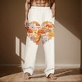 thumbnail image 2 of WEAIXIMIUNG Mens Sweatpants with Pockets Open Bottom Men Spring Summer Valentines Day Print Pajama Pants Long Pants Casual Pants, 2 of 5