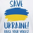 thumbnail image 3 of CafePress - Save Ukraine Raise Your Voices Women's V Neck T Sh - Womens Cotton V-Neck T-shirt, 3 of 4