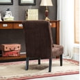 thumbnail image 6 of Roundhill Furniture Pisano Slipper Chair, Brown, 6 of 8