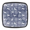 thumbnail image 1 of 4 Pcs Square Cabinet Handle Cupboard Knob Drawer Pulls Handle Winter Deers Drawer Knobs with Screws Furniture Decoration, 1 of 5