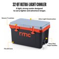 thumbnail image 2 of RTIC 32 Qt 48-Can Ultra-Light Ice Chest Cooler, Light Black & Persimmon, 2 of 9