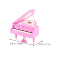 thumbnail image 3 of KAKOWELY 1 caja de música de piano elegante, caja de música de ballet giratoria, caja de música de bailarina de piano, 3 of 4