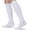 White (1 Pack), variant on Scrunch Football Socks Ultra Long 1 Pack/2 Packs Combed Cotton With Ankle Support Padded Knee High Socks Youth Adult