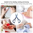 thumbnail image 4 of Premium Zinc Alloy Sewing Scissors, Retro European Style Embroidery Scissors with Incisive Blade Design, Suitable for Paper Cutting, Cross Stitch Needlework, 4 of 7