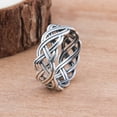 thumbnail image 2 of 925 Sterling Silver Infinity Intertwined Cross Celtic Knot Ring, 2 of 2