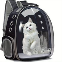 Airline-Approved Cat & Small Dog Backpack Carrier – Transparent Bubble Space Capsule Travel Bag for Hiking & Outdoor Use