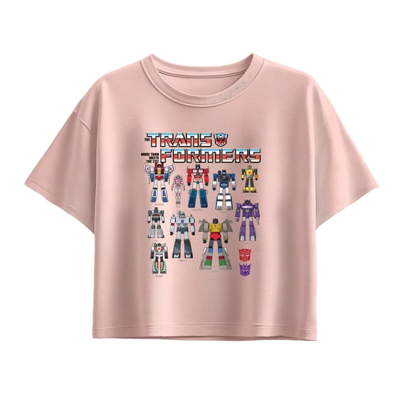 Transformers - Transformers Grid Short Sleeve Boxy Graphic T-Shirt