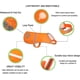 thumbnail image 2 of Chaleco de caza para perros naranja, M, chaleco de seguridad reflectante para perros pequeños, medianos y grandes, alta visibilidad y seguridad para cazadores y otros, 2 of 5