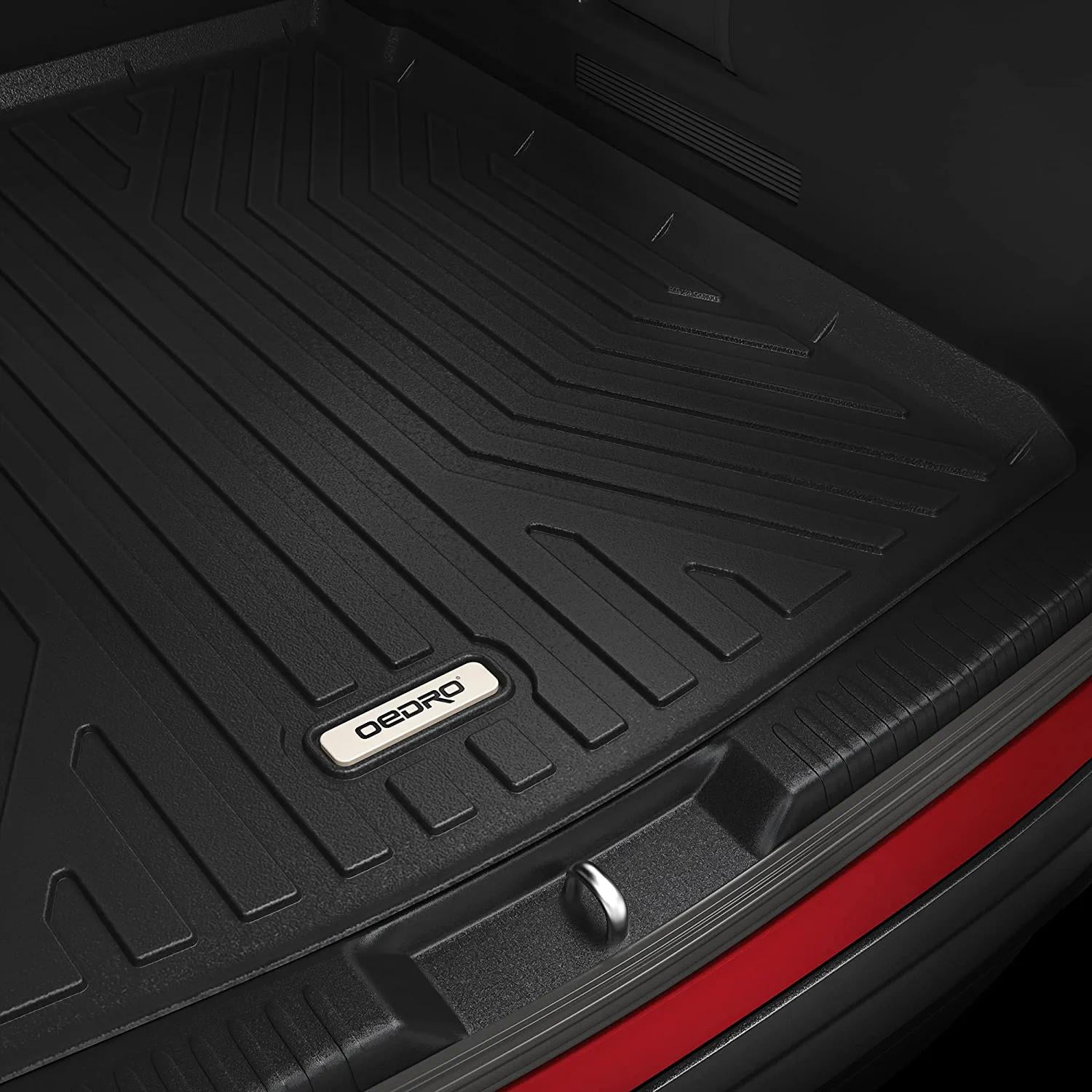 RVNI Floor Mats for 2022-2024 2025 Jeep Wagoneer (Behind The 3rd Row Seats) Custom Fit All Weather Rear Cargo Trunk Floor Mat